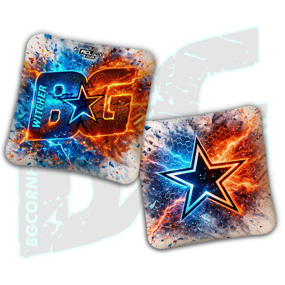 2026 BG Multiple Bag Models "Hypercore" - ACL Pro Stamped Cornhole Bags - SET OF 4 BAGS