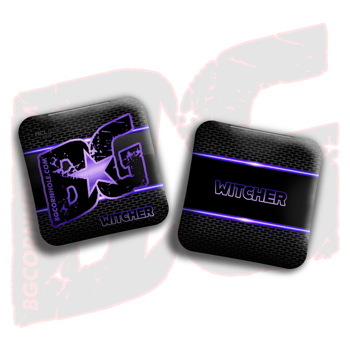 2026 BG Multiple Bag Models "Carbon Lines" - ACL Pro Stamped Cornhole Bags - SET OF 4 BAGS