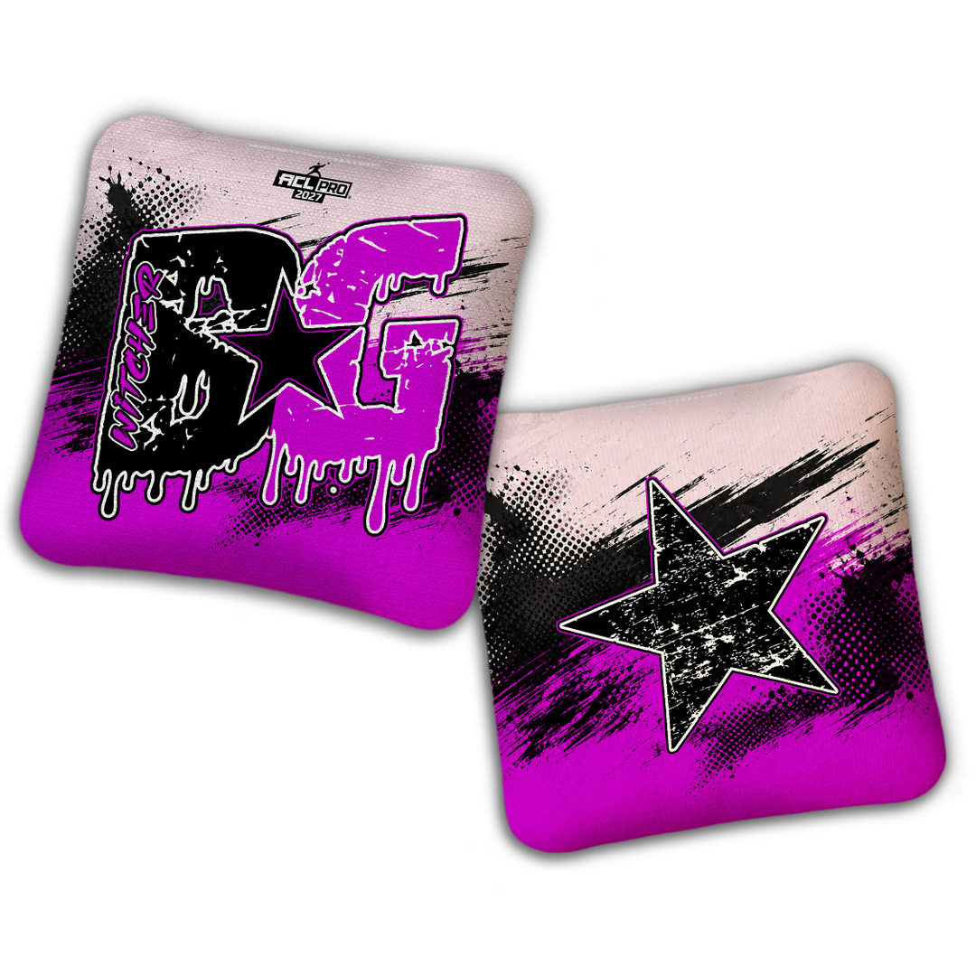 2027 BG Multiple Bag Models "GRUNGE" - ACL Pro Stamped Cornhole Bags - SET OF 4 BAGS
