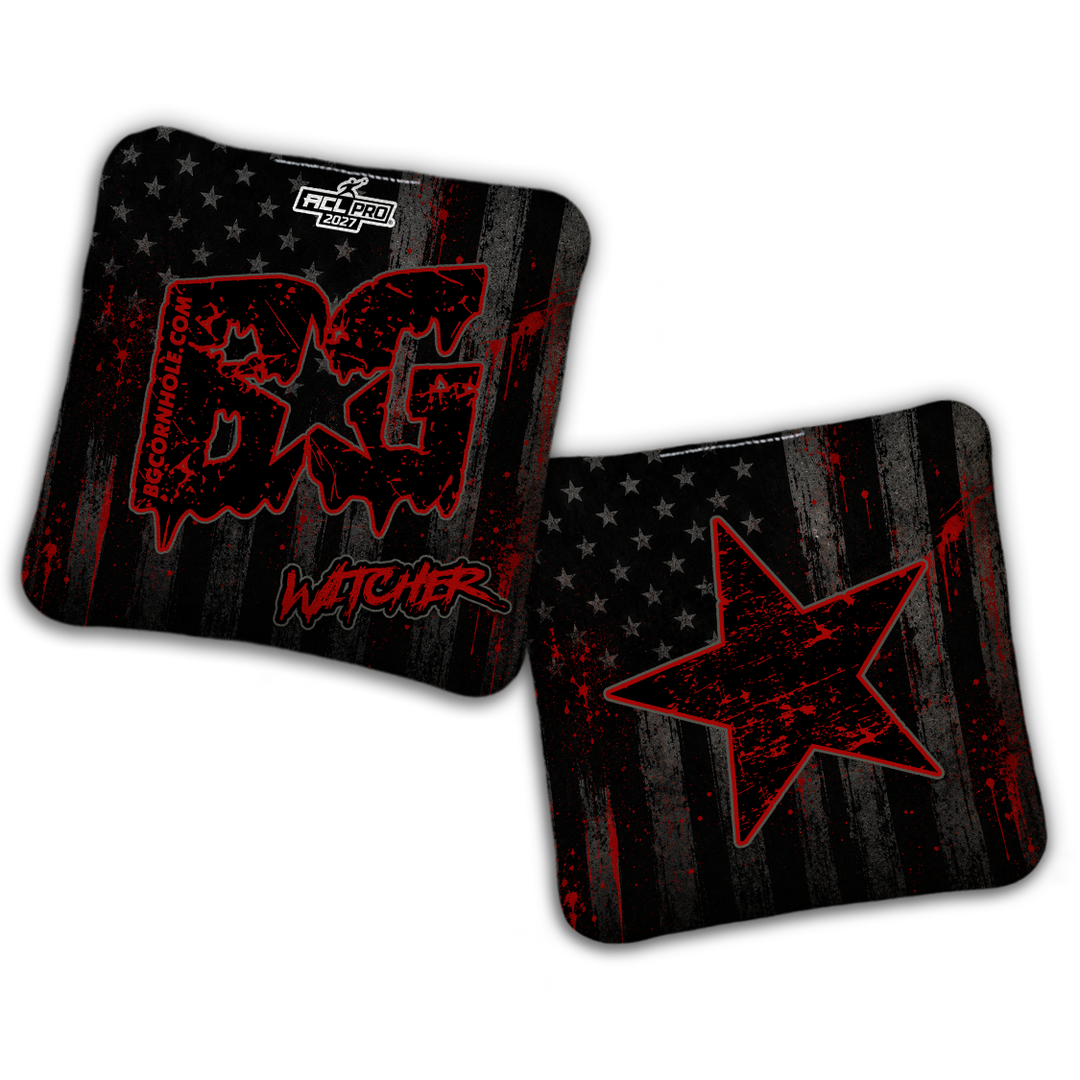 2027 BG Multiple Bag Models "AMERICAN GRIT" - ACL Pro Stamped Cornhole Bags - SET OF 4 BAGS