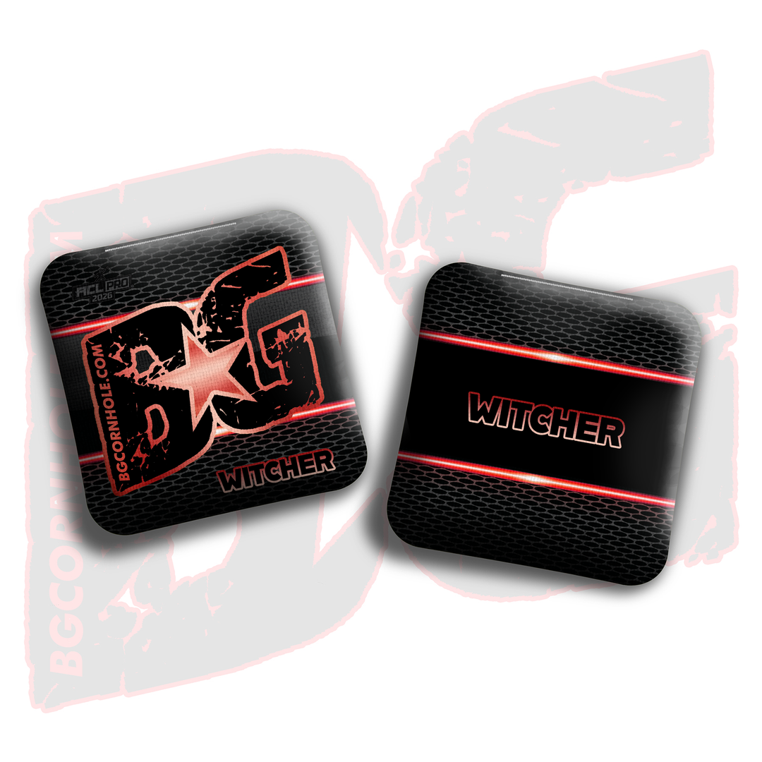 2026 BG Multiple Bag Models "Carbon Lines" - ACL Pro Stamped Cornhole Bags - SET OF 4 BAGS