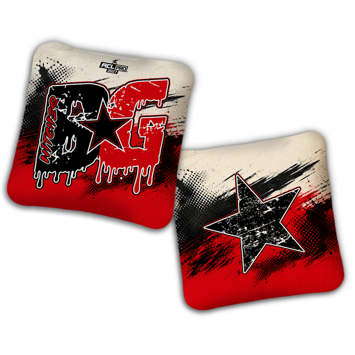 2027 BG Multiple Bag Models "GRUNGE" - ACL Pro Stamped Cornhole Bags - SET OF 4 BAGS