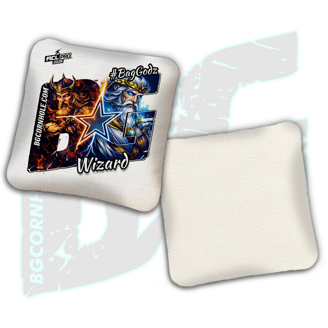 2026 BG Multiple Bag Models "Crossfire" - ACL Pro Stamped Cornhole Bags - SET OF 4 BAGS