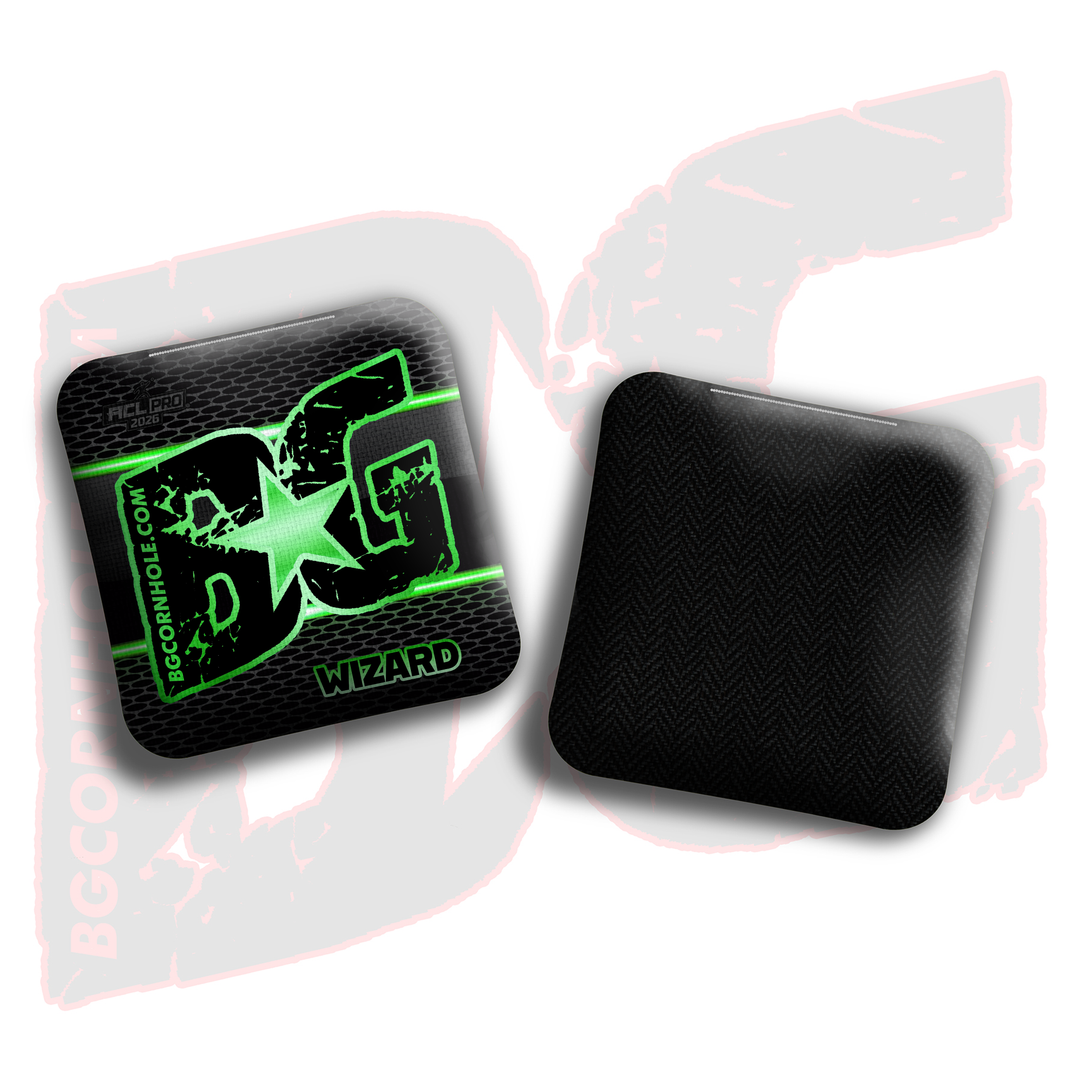 2026 BG Multiple Bag Models "Carbon Lines" - ACL Pro Stamped Cornhole Bags - SET OF 4 BAGS