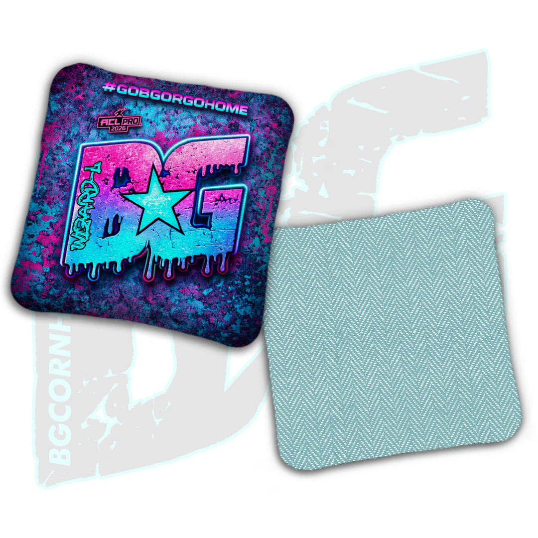 2026 BG Multiple Bag Models "Iron Star" - ACL Pro Stamped Cornhole Bags - SET OF 4 BAGS