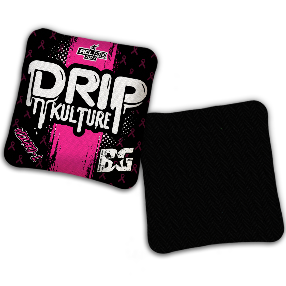 2027 Multiple Bag Models - DK x BG "BCA STRIPE" - ACL Pro Stamped Cornhole Bags - Set of 4 Bags