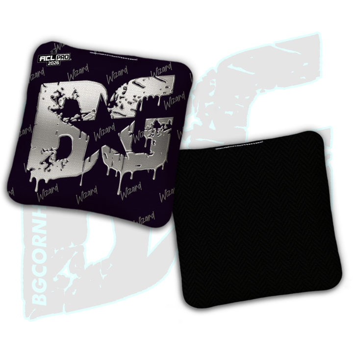 2026 BG Multiple Bag Models "Black Liquid Gold" - ACL Pro Stamped Cornhole Bags - SET OF 4 BAGS