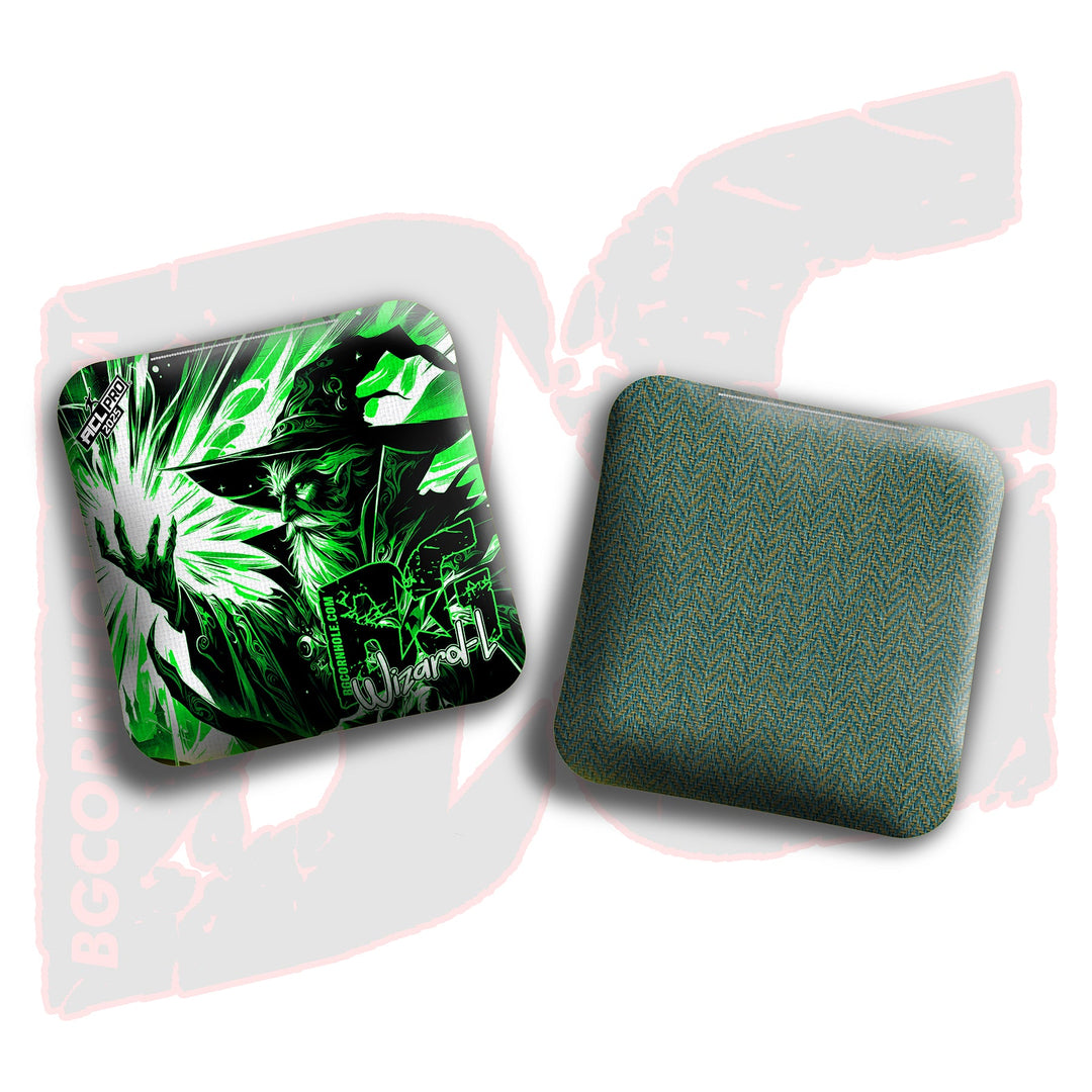 2026 BG Wizard L "Light Bender" - ACL Pro Stamped Cornhole Bags - SET OF 4 BAGS