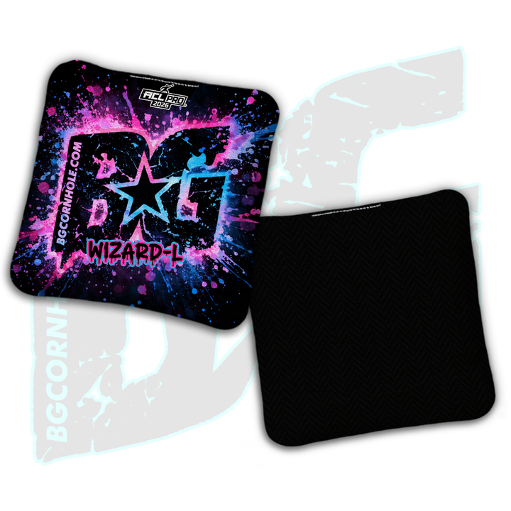 2026 BG Multiple Bag Models "Drip Splatter" - ACL Pro Stamped Cornhole Bags - SET OF 4 BAGS