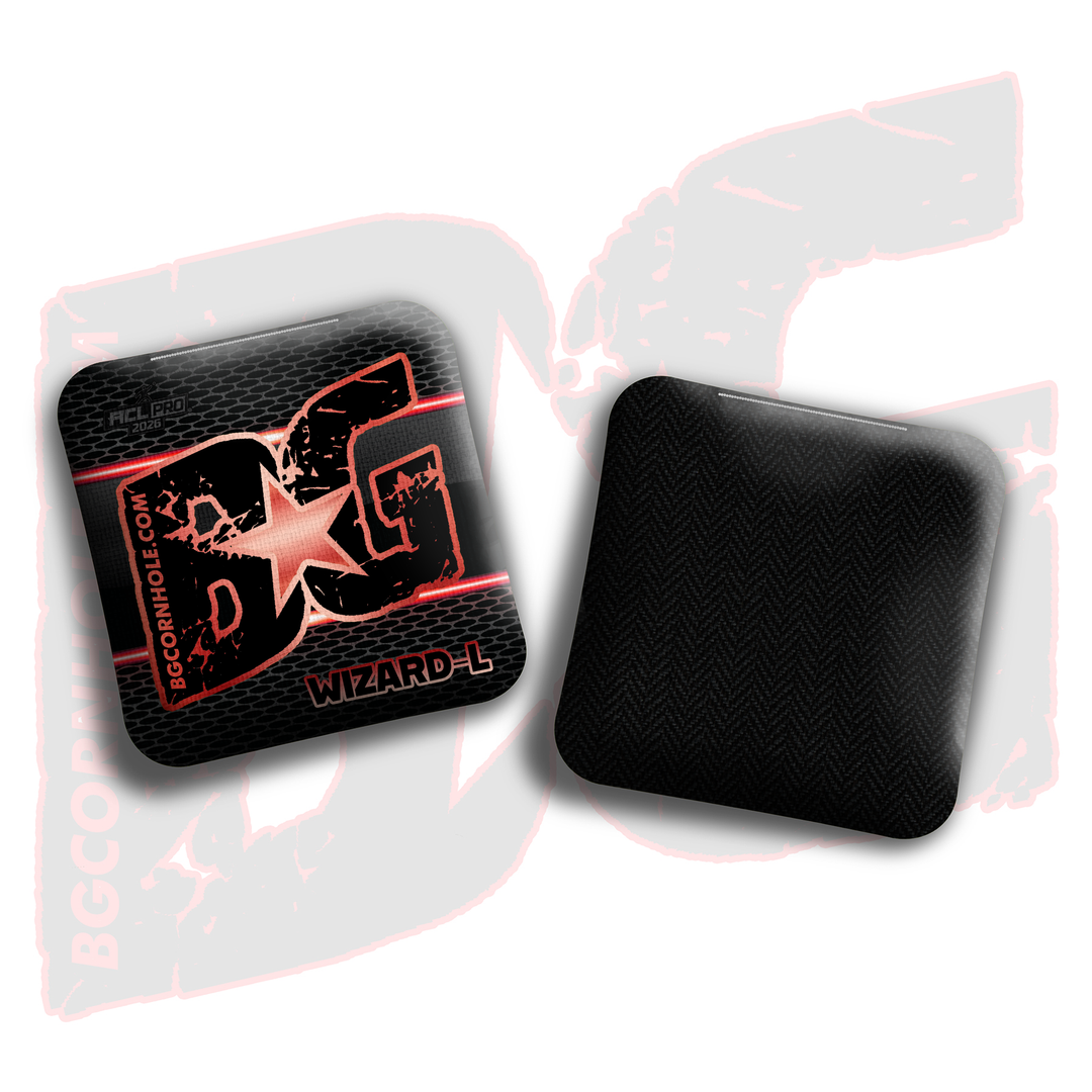 2026 BG Multiple Bag Models "Carbon Lines" - ACL Pro Stamped Cornhole Bags - SET OF 4 BAGS