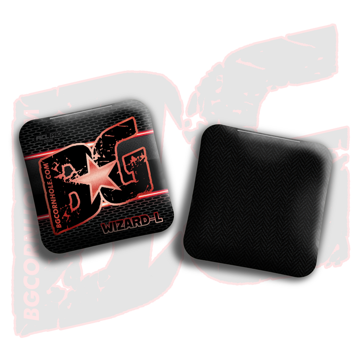 2026 BG Multiple Bag Models "Carbon Lines" - ACL Pro Stamped Cornhole Bags - SET OF 4 BAGS