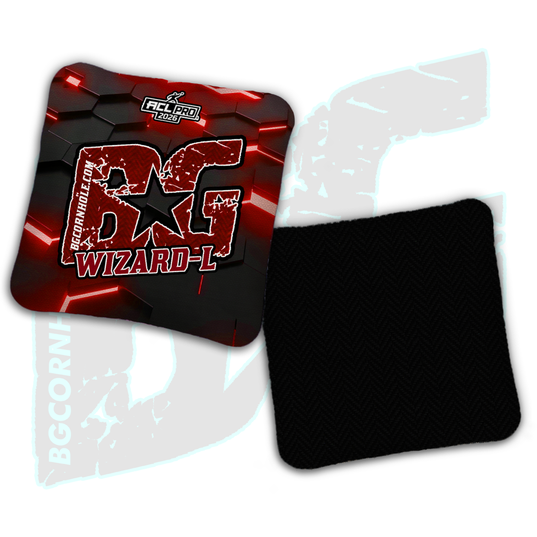 2026 BG Multiple Bag Models "Hex" - ACL Pro Stamped Cornhole Bags - SET OF 4 BAGS