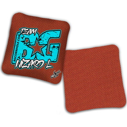 2027 BG WIZARD-L “ESPN THROWBACK COLORMATCH" - ACL Pro Stamped Cornhole Bags - SET OF 4 BAGS