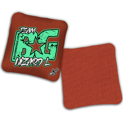 2027 BG WIZARD-L “ESPN THROWBACK COLORMATCH" - ACL Pro Stamped Cornhole Bags - SET OF 4 BAGS