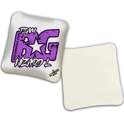 2027 BG WIZARD-L “ESPN THROWBACK COLORMATCH" - ACL Pro Stamped Cornhole Bags - SET OF 4 BAGS