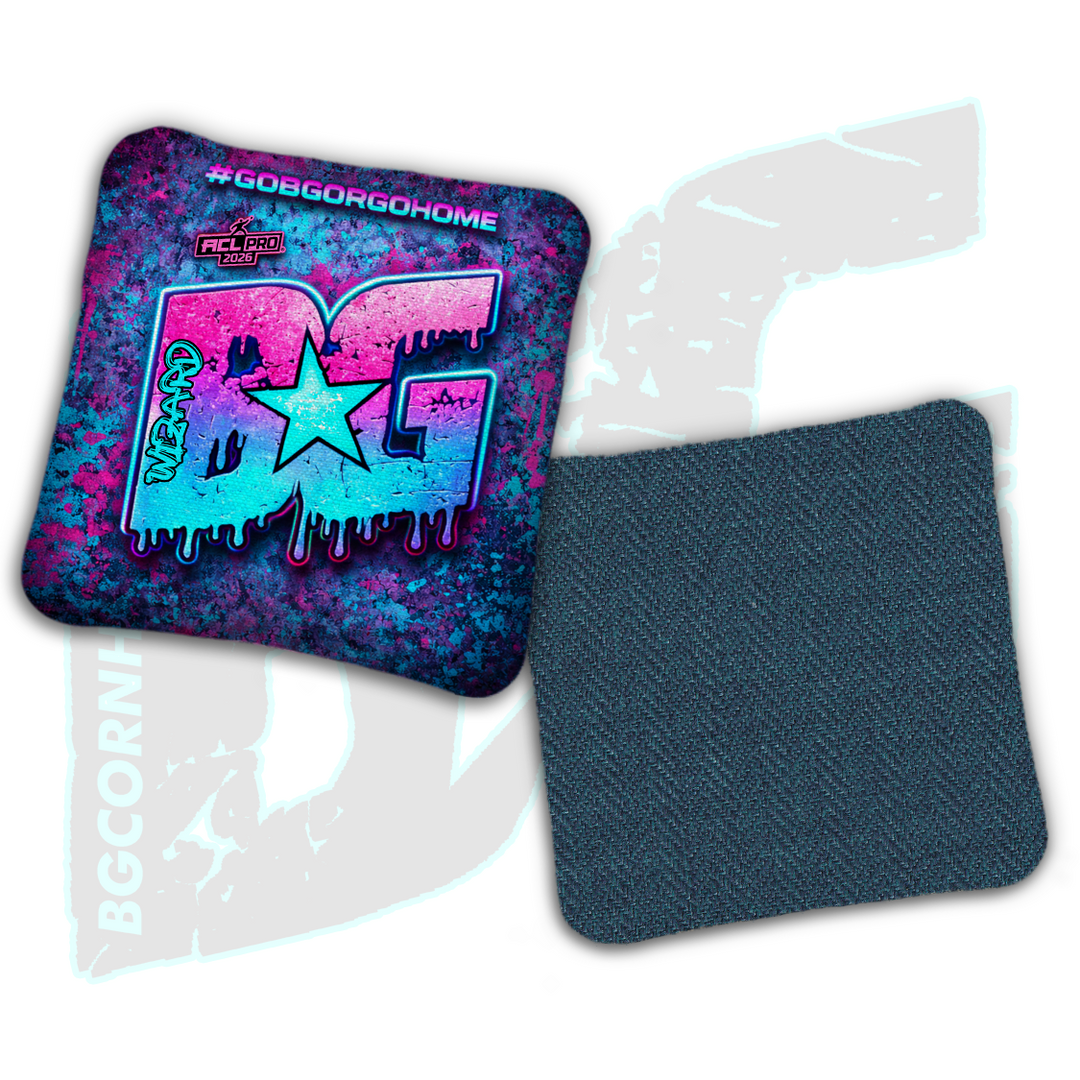 2026 BG Multiple Bag Models "Iron Star" - ACL Pro Stamped Cornhole Bags - SET OF 4 BAGS