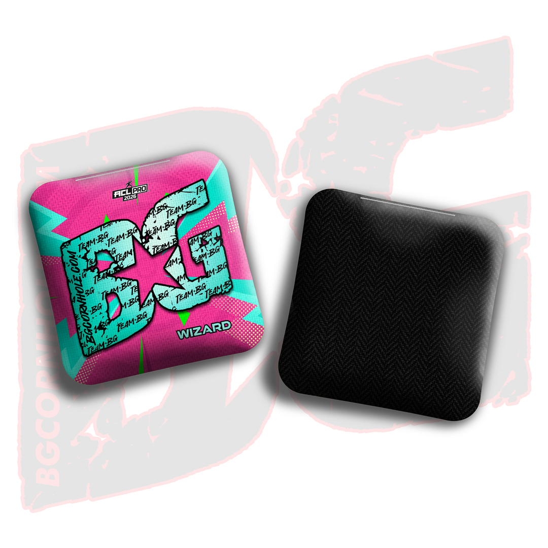 2026 BG Multiple Bag Models "Retro Strike" - ACL Pro Stamped Cornhole Bags - SET OF 4 BAGS