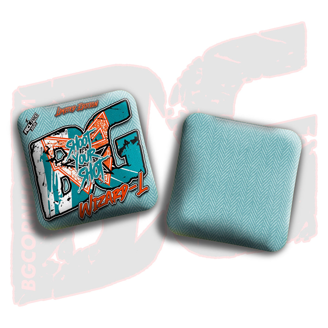 2026 Multiple Bag Models "Shoot Your Shot” Collab - ACL Pro Stamped Cornhole Bags - SET OF 4 BAGS