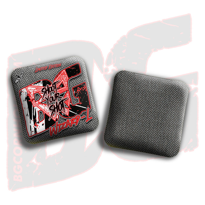 2026 Multiple Bag Models "Shoot Your Shot” Collab - ACL Pro Stamped Cornhole Bags - SET OF 4 BAGS