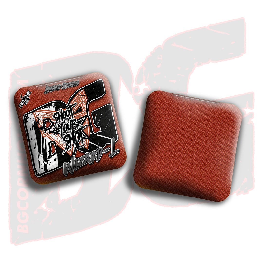 2026 Multiple Bag Models "Shoot Your Shot” Collab - ACL Pro Stamped Cornhole Bags - SET OF 4 BAGS
