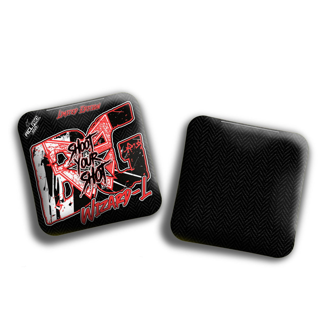 2026 Multiple Bag Models "Shoot Your Shot” Collab - ACL Pro Stamped Cornhole Bags - SET OF 4 BAGS