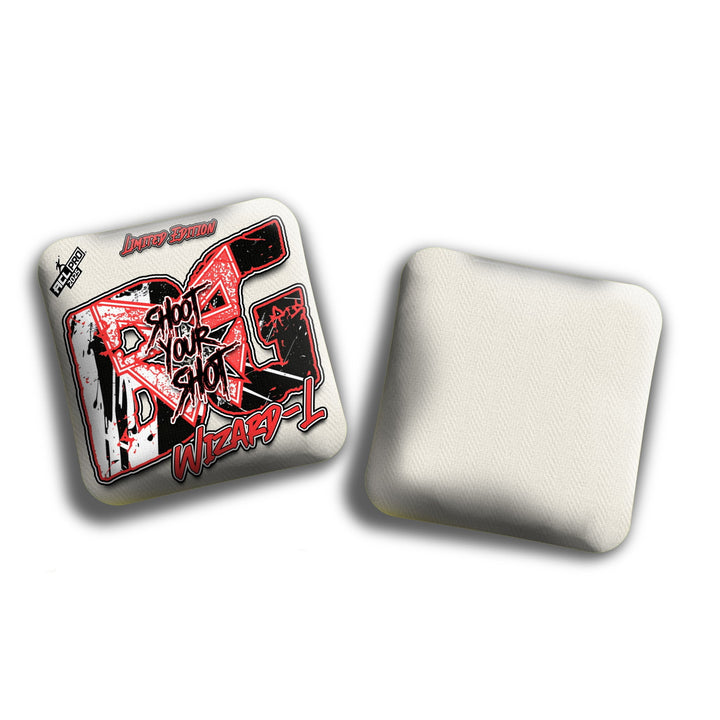 2026 Multiple Bag Models "Shoot Your Shot” Collab - ACL Pro Stamped Cornhole Bags - SET OF 4 BAGS