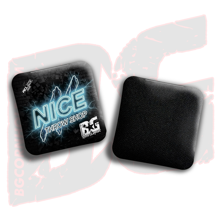 2026 BG Multiple Bag Models"Nice Throw Shop" Collab - ACL Pro Stamped Cornhole Bags - SET OF 4 BAGS