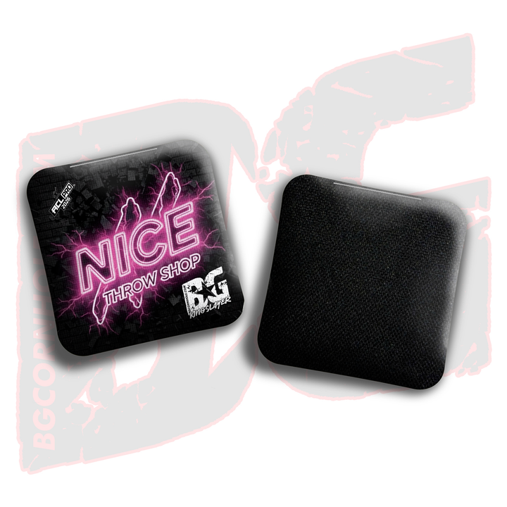 2026 BG Multiple Bag Models"Nice Throw Shop" Collab - ACL Pro Stamped Cornhole Bags - SET OF 4 BAGS