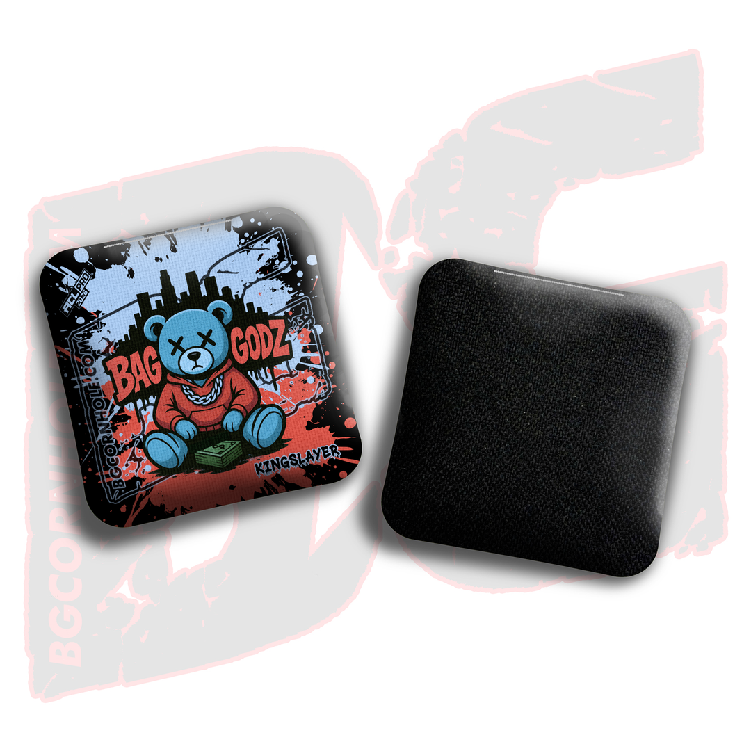 2026 BG Multiple Bag Models "LA Bear" - ACL Pro Stamped Cornhole Bags - SET OF 4 BAGS
