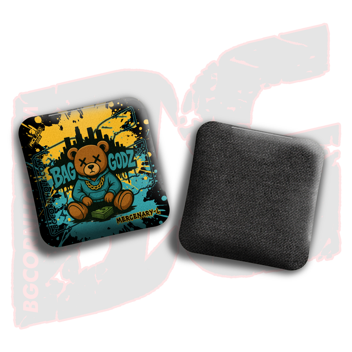 2026 BG Multiple Bag Models "LA Bear" - ACL Pro Stamped Cornhole Bags - SET OF 4 BAGS