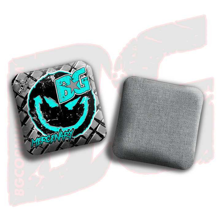 2026 BG Multiple Bag Models - "Evil Grin" - ACL Comp Stamped Cornhole Bags - SET OF 4 BAGS