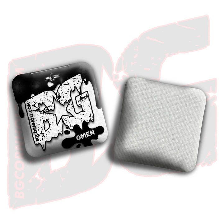 2026 BG Omen "Drip" - ACL Pro Stamped Cornhole Bags - SET OF 4 BAGS