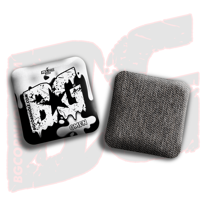 2026 BG Omen "Drip" - ACL Pro Stamped Cornhole Bags - SET OF 4 BAGS