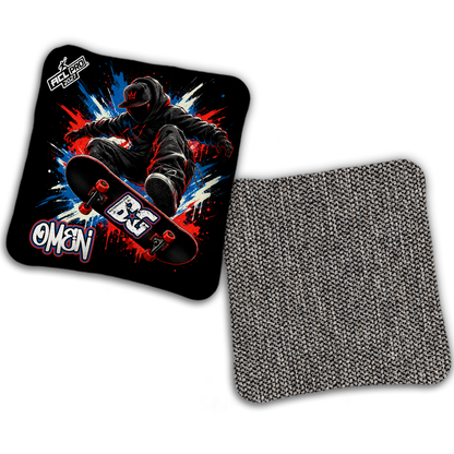 2027 BG Multiple Bag Models "BOARDGODZ" - ACL Pro Stamped Cornhole Bags - SET OF 4 BAGS
