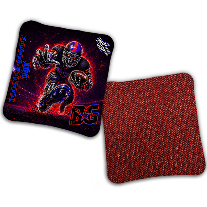 2027 BG Multiple Bag Models "FINAL DRIVE" - ACL Pro Stamped Cornhole Bags - SET OF 4 BAGS