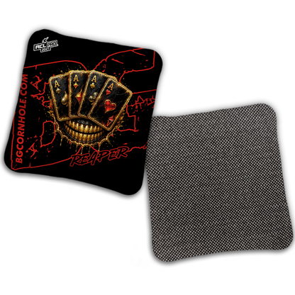 2027 BG Multiple Bag Models "DEAD MANS HAND " - ACL Pro Stamped Cornhole Bags - SET OF 4 BAGS