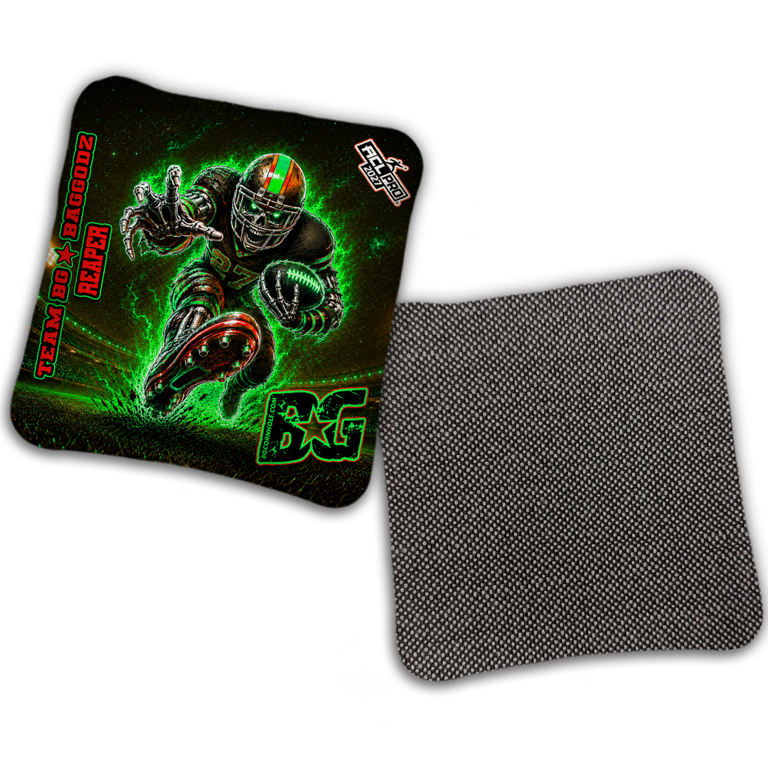 2027 BG Multiple Bag Models "FINAL DRIVE" - ACL Pro Stamped Cornhole Bags - SET OF 4 BAGS