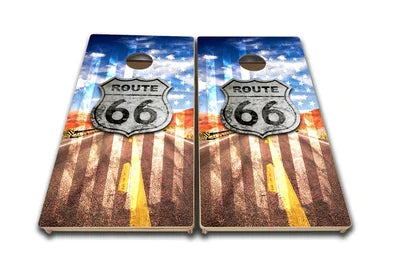 Tournament Quality Cornhole Boards - Route 66