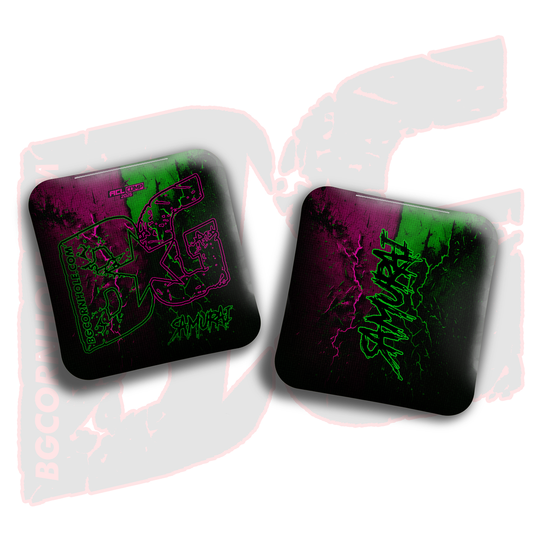 2026 BG Multiple Bag Models - "Devour" - ACL Comp Stamped Cornhole Bags - SET OF 4 BAGS