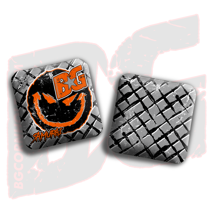 2026 BG Multiple Bag Models - "Evil Grin" - ACL Comp Stamped Cornhole Bags - SET OF 4 BAGS
