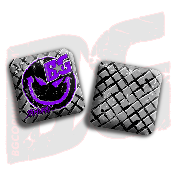 2026 BG Multiple Bag Models - "Evil Grin" - ACL Comp Stamped Cornhole Bags - SET OF 4 BAGS