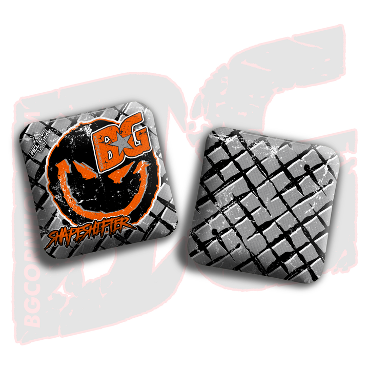 2026 BG Multiple Bag Models - "Evil Grin" - ACL Comp Stamped Cornhole Bags - SET OF 4 BAGS