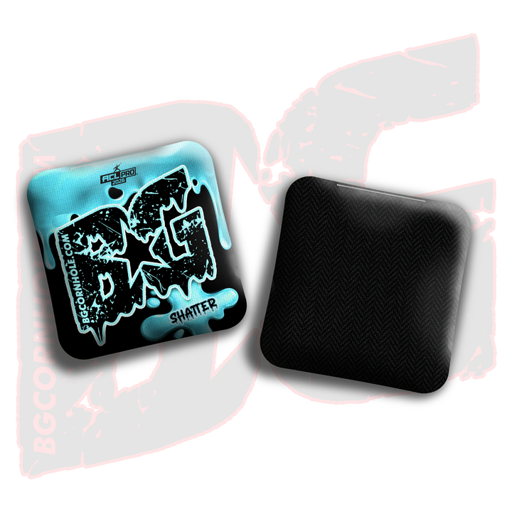 2026 BG Shatter "Drip" - ACL Pro Stamped Cornhole Bags - SET OF 4 BAGS