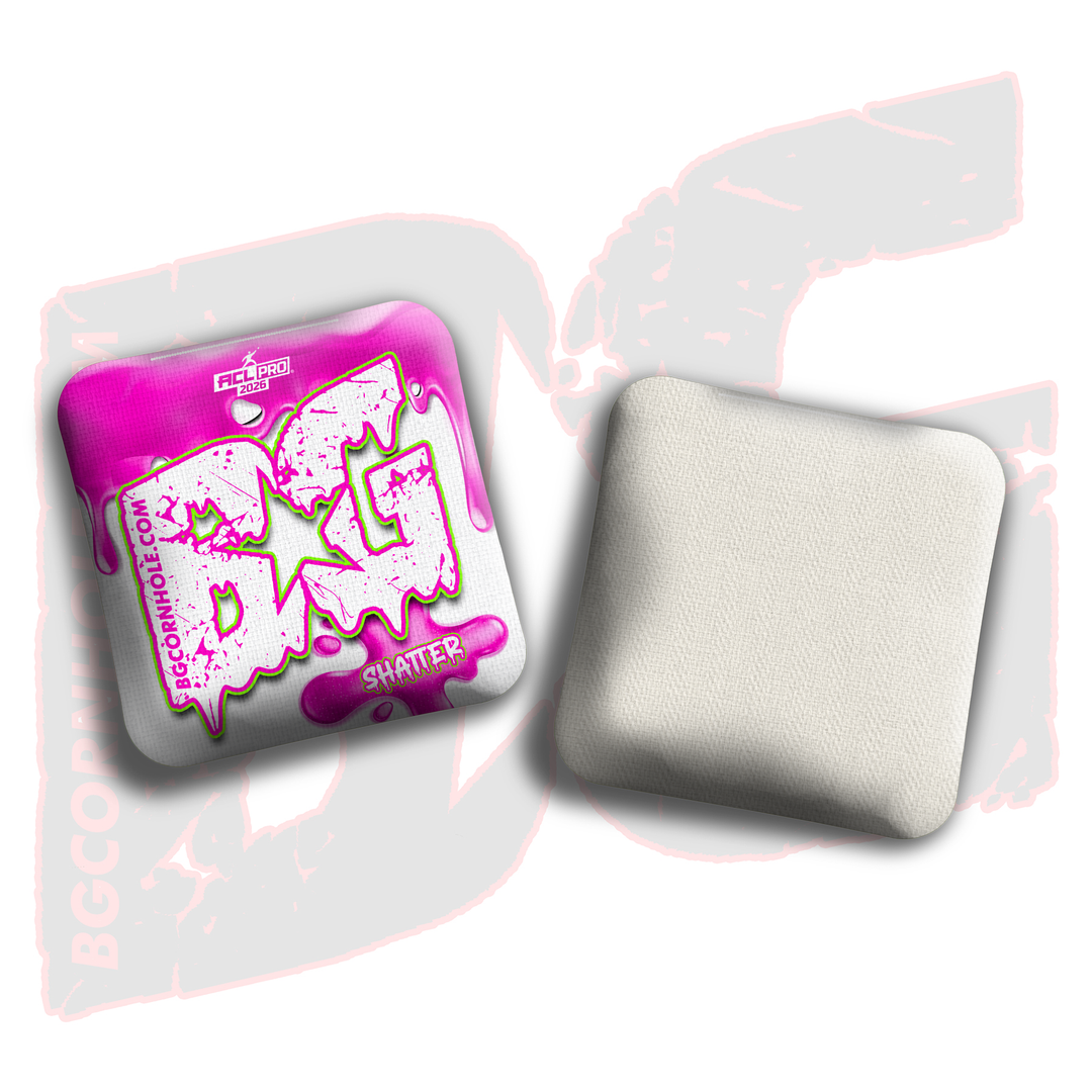 2026 BG Shatter "Drip" - ACL Pro Stamped Cornhole Bags - SET OF 4 BAGS