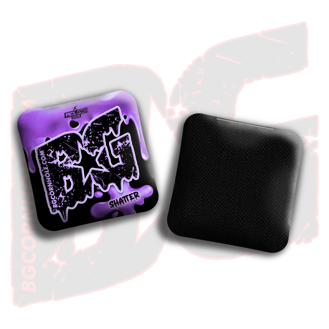 2026 BG Shatter "Drip" - ACL Pro Stamped Cornhole Bags - SET OF 4 BAGS