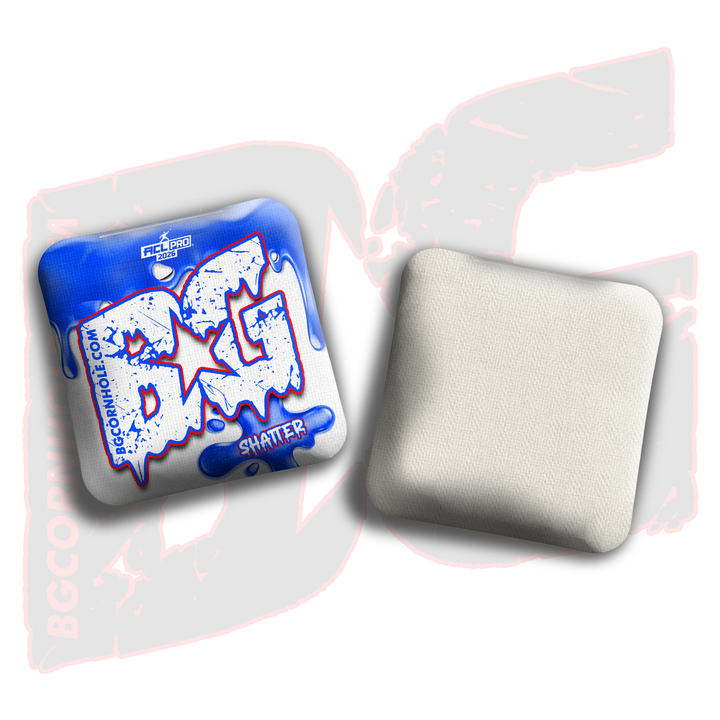 2026 BG Shatter "Drip" - ACL Pro Stamped Cornhole Bags - SET OF 4 BAGS