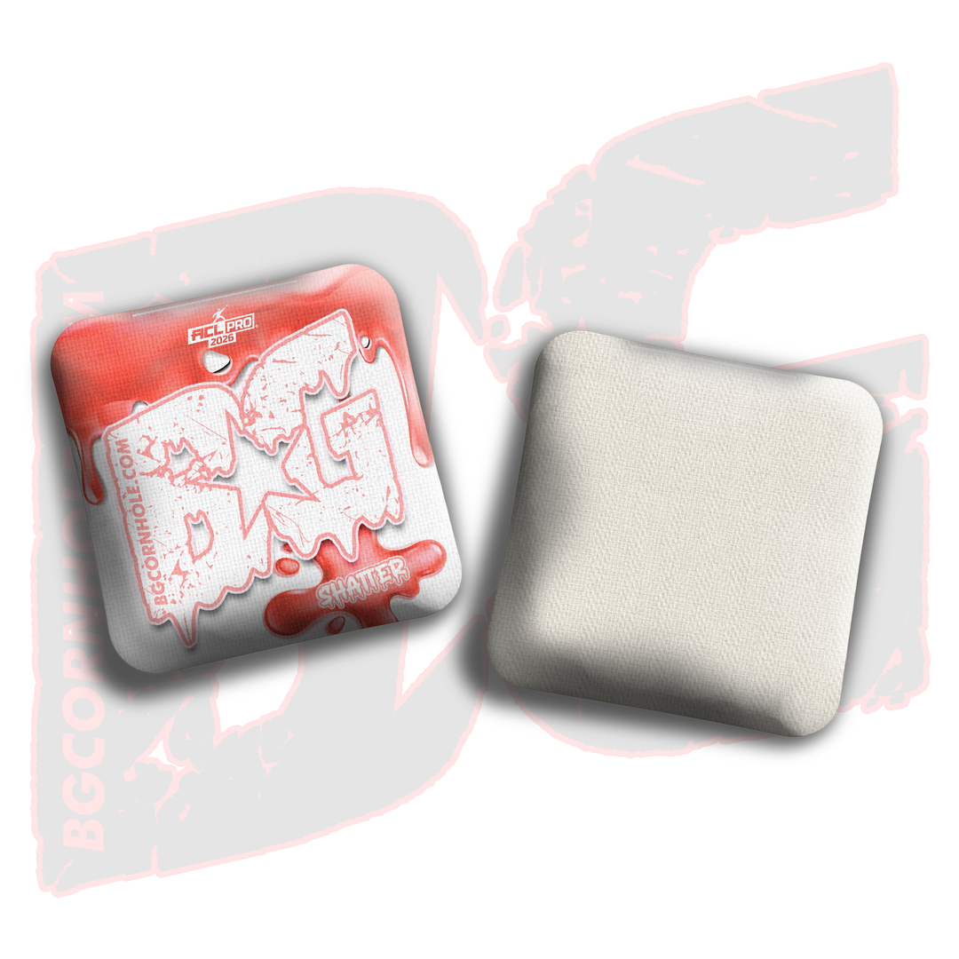 2026 BG Shatter "Drip" - ACL Pro Stamped Cornhole Bags - SET OF 4 BAGS