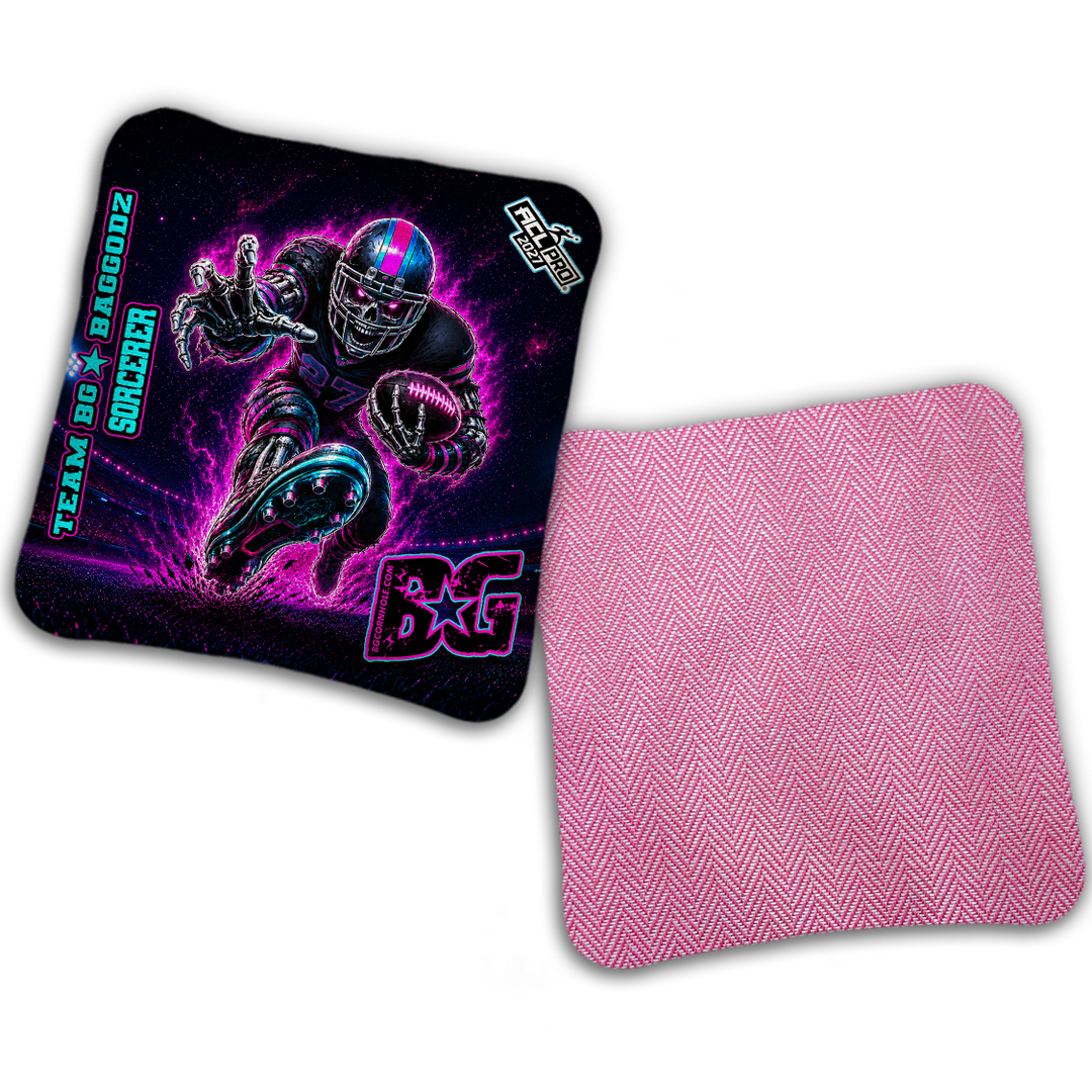 2027 BG Multiple Bag Models "FINAL DRIVE" - ACL Pro Stamped Cornhole Bags - SET OF 4 BAGS