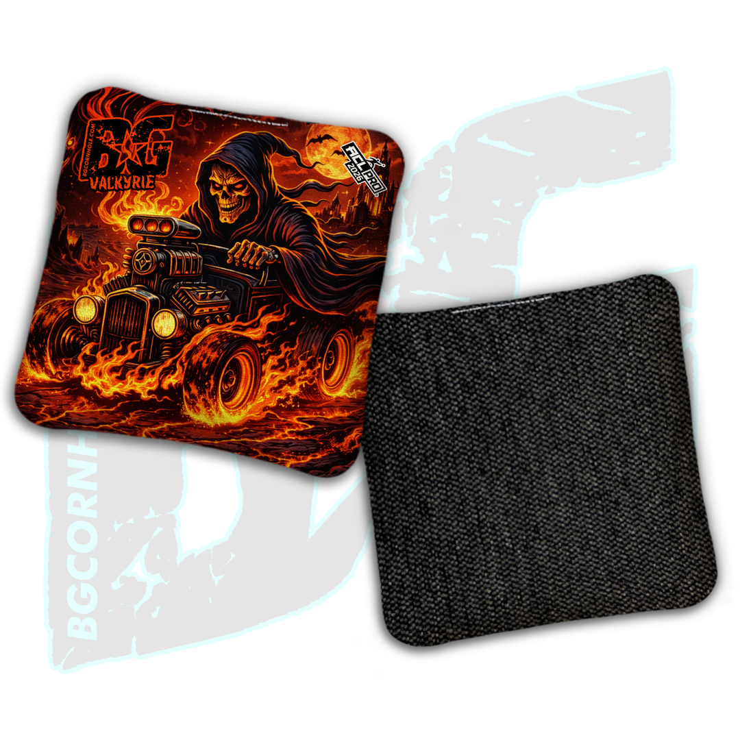 2026 BG Multiple Bag Models "Reaper's Ride" - ACL Pro Stamped Cornhole Bags - SET OF 4 BAGS
