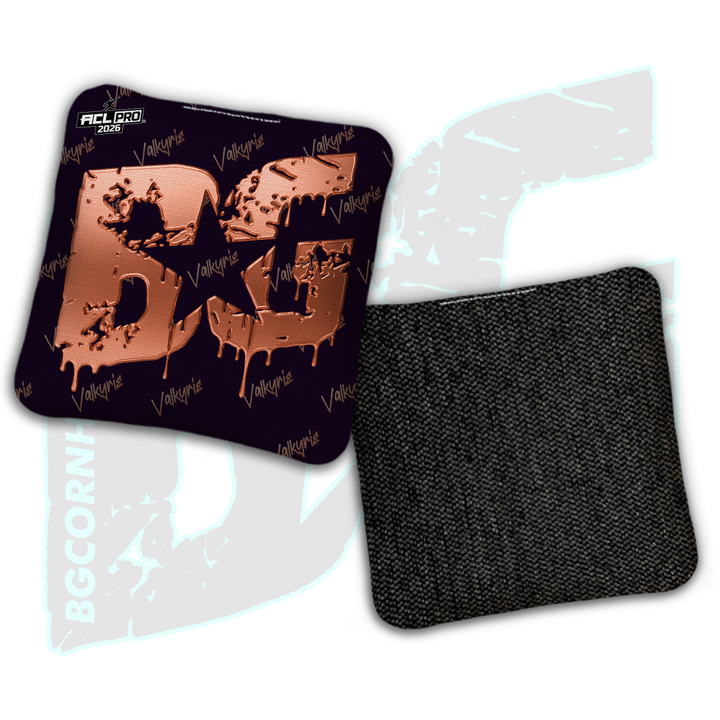 2026 BG Multiple Bag Models "Black Liquid Gold" - ACL Pro Stamped Cornhole Bags - SET OF 4 BAGS